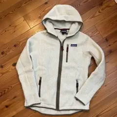 パタゴニア レトロパイルフーディー S ペリカン