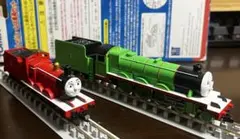 Nゲージ　トーマス、パーシー、ヘンリーセット、黄色の貨車セット2個　他まとめ売り Nゲージ トーマス、パーシー、ヘンリーセット、黄色の貨車セット