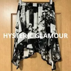 【雰囲気抜群❗️】00's HYSTERIC GLAMOUR 髑髏 変形スカート