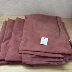 赤茶色 長座布団カバー 約60×110cm