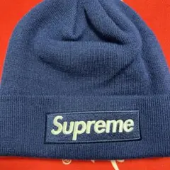 シュプリームSupreme New Era Boxlogoビーニー、ニット帽