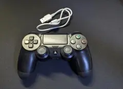 ケーブル付き PS4 デュアルショック4 純正品　ワイヤレスコントローラー