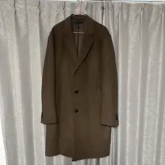 ブラウン チェスターコート チェック柄　【UNIQLO】