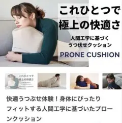 【美品】プローンクッションProne Cushion うつ伏せクッション　ブルー