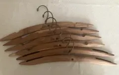 Cedar Factory 木製ハンガー 6本セット