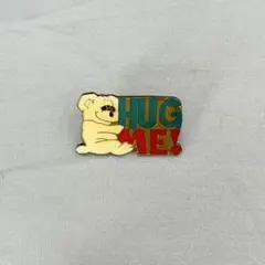 レトロ HUG ME! 犬 クマ コアラ ピンバッチ ビンテージ vintage