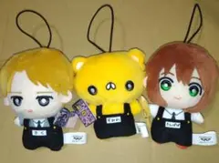 幼稚園wars ちみっともぬい ぬいぐるみ マスコット 3種