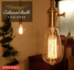 Vintage Edison Bulb エジソンバルブ ST58 8個セット