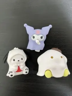クロミ　ポムポムプリン　ポチャッコ　オバケ　フィギュア