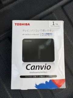 【新品】TOSHIBA Canvio 1TB ポータブルハードディスク