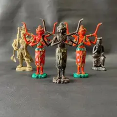 仏像フィギュアセット③　エポック社 和の心 仏像コレクション１　5体セット