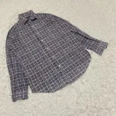 Zegna Sport ゼニアスポーツ　長袖シャツ　カジュアル　グレー　S