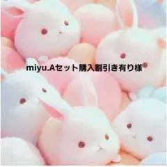 miyu.Aセット購入割引き有り 様 確認