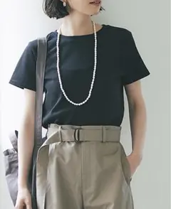 【新品】RIVE DROITE リヴドロワ ベーシックTシャツ ブラック