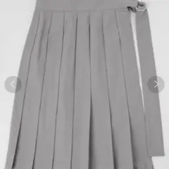 JEANASIS プリーツ巻スカート グレー