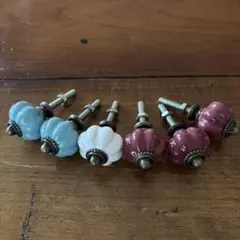陶器ノブ　6個セット
