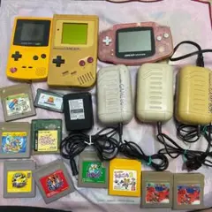 ゲームボーイ　アドバンス　カラー　充電アダプター　ソフトセット