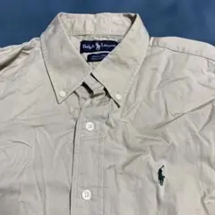 Ralph Lauren ベージュ ボタンダウンシャツ