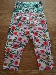 ユニクロ マリメッコ 花柄スパッツ2色セット キッズ 120