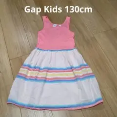 130cm GAP KIDS ノースリーブ ワンピース M (8) ピンク