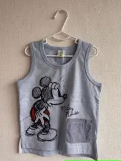 ミッキーマウス タンクトップ 100cm グレー