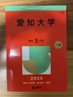 赤本 2025 愛知大学 書き込みなし