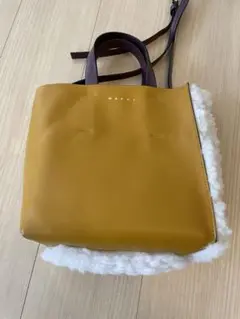 2020AW マルニ MARNI ムートンレザーバッグ ショルダー