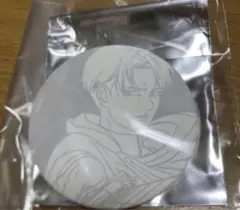 進撃の巨人　リヴァイ　缶バッジ　MAPPA　原画　TSUTAYA　線画