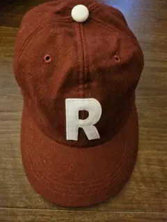 Lee ビンテージ 復刻　ベースボールキャップ R刺繍　ボルドー