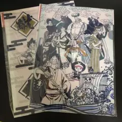 ワンピース×コカコーラ　オリジナルクリアファイル2枚　非売品
