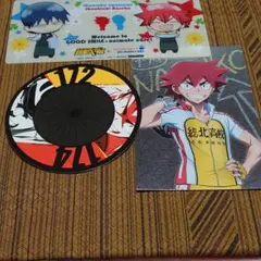 弱虫ペダル　アニカフェ　しおり　ステッカー　カード　鳴子章吉