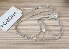 人気　美品ホーボー『hobo』のシルバーネックレス 楽天市場】【クーポン配布中】hobo (ホーボー)『Beads Necklace