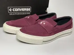 【未使用】CONVERSE ローファー SK 27 バーガンディ 秋冬カラー