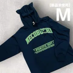 パーカー フーディー ねこぶちさん 猫耳付き Mネイビー 【新品未使用】