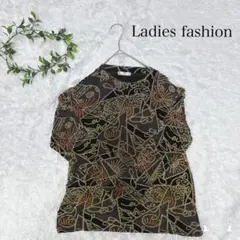 【レディースファッション 】トップス カットソー 派手　個性的 古着女子 Ｆ
