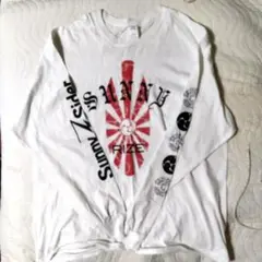 SUNNY RIZE 長袖カットソー ホワイト Jesse着 XL