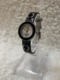 【ユープレイ】GUCCI ‘グッチ 時計‘ 129.4 シルバーモデル☆極美品☆ GUCCI - GUCCI グッチ 129.4 ユープレイ 腕時計 SS 革 メンズ