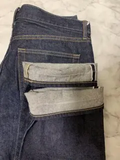 【美品】UNIQLO ユニクロ セルビッチ デニム カイハラ W35 赤耳