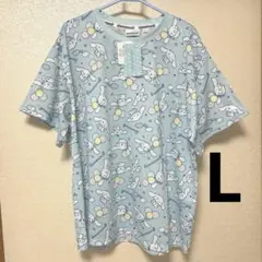 サンリオ　キャラクターズ　Tシャツ　シナモロール　Lサイズ