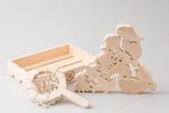 【新品】山のくじら舎　おふろでちゃぷちゃぷ　海の生き物11匹すくい網箱入りセット