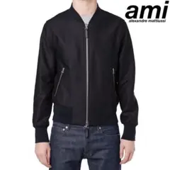 AMI Alexandre Mattiussi ムートン レザーパーカーブルゾン 2025年最新】AMI Alexandre Mattiussi メンズ ジャンパー
