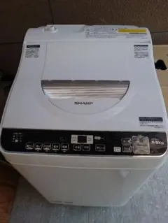 引取限定 ES-TX5TC-W シャープ 5.5kg 洗濯乾燥機 SHARP