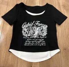 スプレイプレミアム　レイヤード風カットソー　Tシャツ