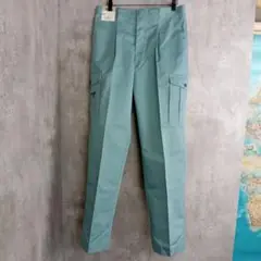 【アイスト株式会社】メンズ　ターコイズカラーのワークパンツ　作業着　ウエスト80