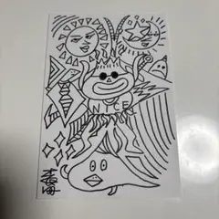 オリジナルぬりえはがき〜ユニークな線画ポストカード