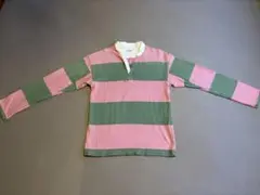 KAPITAL ラガーシャツ ピンク グリーン