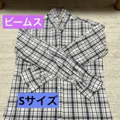【お値下げ】BEAMS LIGHTS メンズチェック柄ネルシャツ Sサイズ