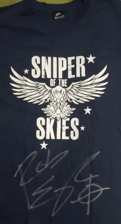 新日本プロレス　ロビー・イーグルス　サイン入りTシャツ