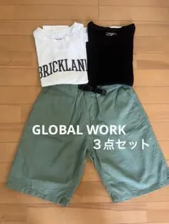 ☆GLOBAL WORK ノースリーブ２枚&綿麻パンツセット☆