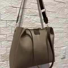 ⭐︎美品　トート ショルダー 2wayタイプ バッグ ベージュ